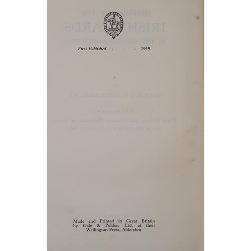 580 - Major D.J.L. Fitzgerald - History of the Irish Guards in the Second World War, Published by Gale &am... 