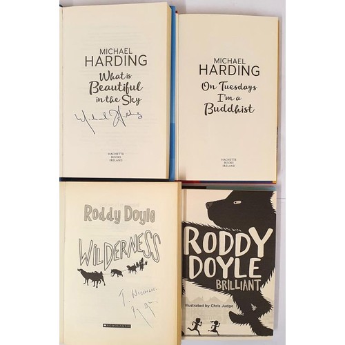 590 - Irish Interest X 4 Titles. Michael Harding X 2 SIGNED, What is Beautiful In The Sky. HB, DJ; On Tues... 