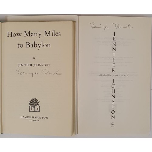 605 - Jennifer Johnston – How Many Miles to Babylon, Published 1974. First UK Edition, First Printin... 