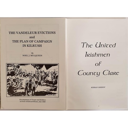 609 - County Clare. The Vandeleur Evictions in Kilrush 188. The Plan of campaign by Noel J. Mulqueen and t... 