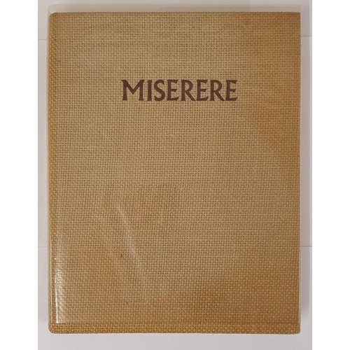 610 - Pádraig De Brún; Miserere, translated from the Irish by Máire Mhac an tSaoi, wi... 