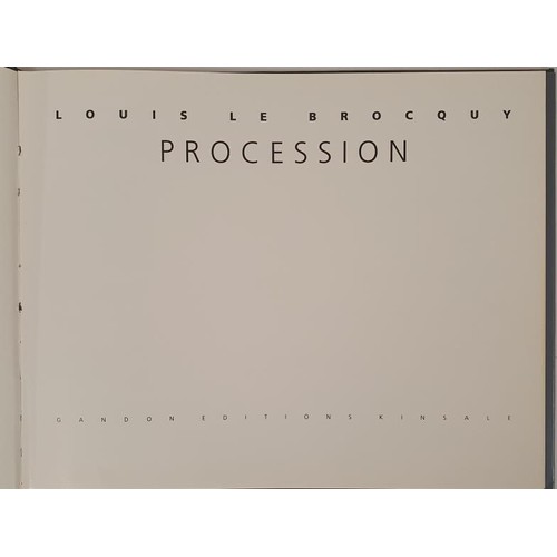 617 - Louis Le Brocquy; Procession, first edition, first print HB, Gandon Press 1994