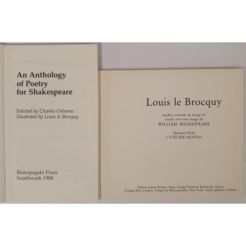 620 - Louis Le Brocquy; An Anthology of Poetry for Shakespeare, including a contribution from Seamus Heane... 