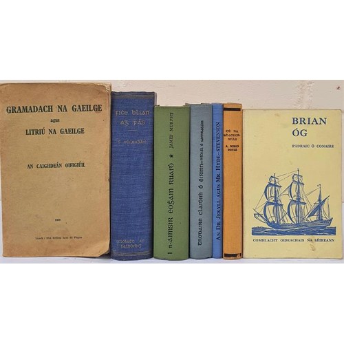 650 - Irish Language Titles: Cu na mBaskerville by A Conan Doyle; An Dr Jekyll agus Mr Hyde by R L Stevens... 