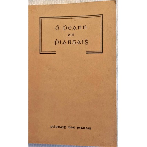 677 - Ó Pheann an Phiarsaigh, Pádraig Mac Piarais (school edition) Editor: An Seabhac.Very g... 