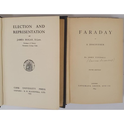 684 - John Tyndall. Faraday as a Discoverer. 1894. Tyndall, a renowned scientist and mountain climber, was... 