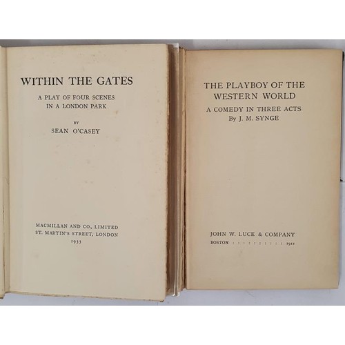 689 - The Playboy of the Western World by SYNGE J.M. First US edition, original quarter cream parchment, g... 