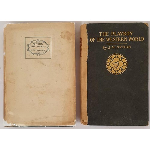 689 - The Playboy of the Western World by SYNGE J.M. First US edition, original quarter cream parchment, g... 