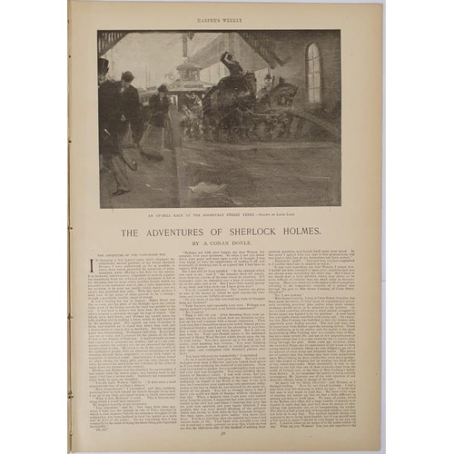 700 - Arthur Conan Doyle - The Adventure of The Cardboard Box [ HARPER'S WEEKLY, Vol XXXVII, No.1883] New ... 