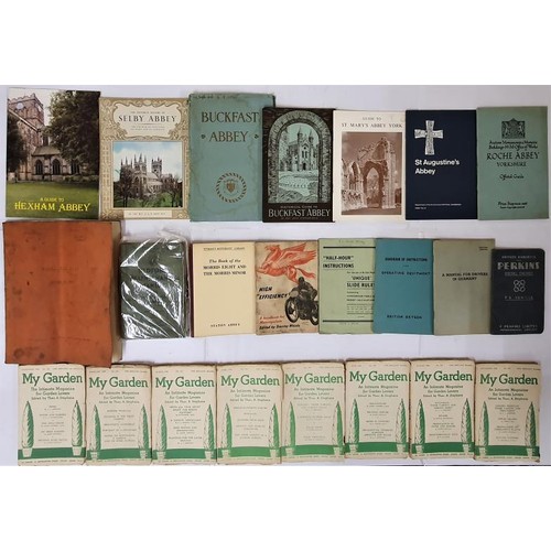 702 - Collection of Booklets/Pamphlets: 14 booklets on Abbeys,including Buckfast Abbey: 9 Motoring Service... 