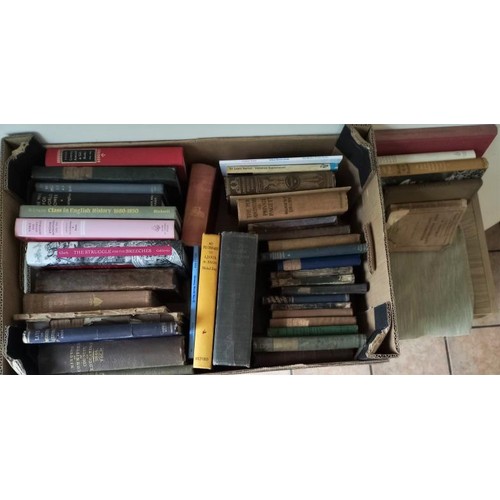 705 - Box of mostly English interest, includes a number of 19th century publications