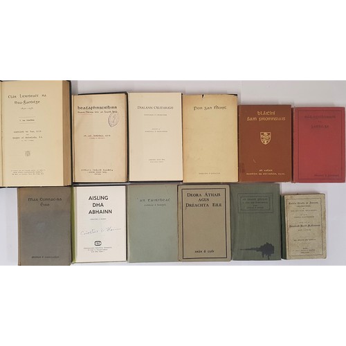 435 - Bundle of Irish language books (25) including Ór na h-Aitinne (Sign of Three Candles, 1949); ... 