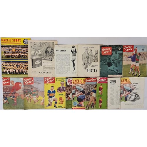 27 - GAA Interest:Gaelic Sport Magazine 12 issues' earliest July 1963 plus 3 others (15)