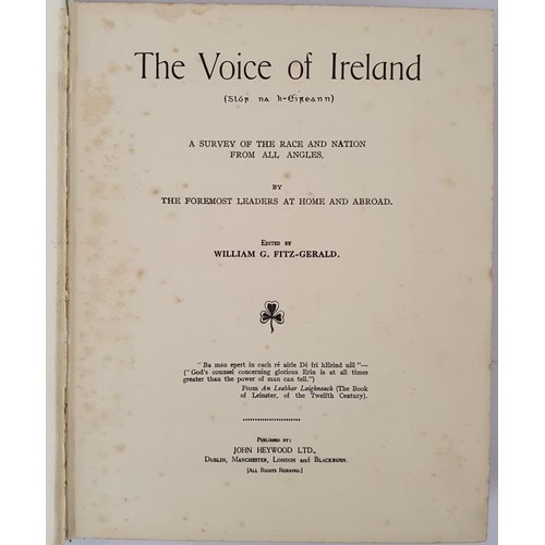 79 - The Voice of Ireland (Glor na N-Eireann) a survey of the race and nation from all angles, by the for... 