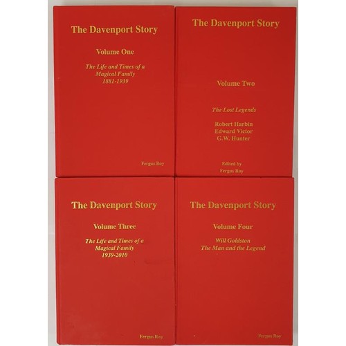 80 - [rare set on Magic] The Davenport Story by Fergus Roy and others. Circa 2009. Large volume set bound... 