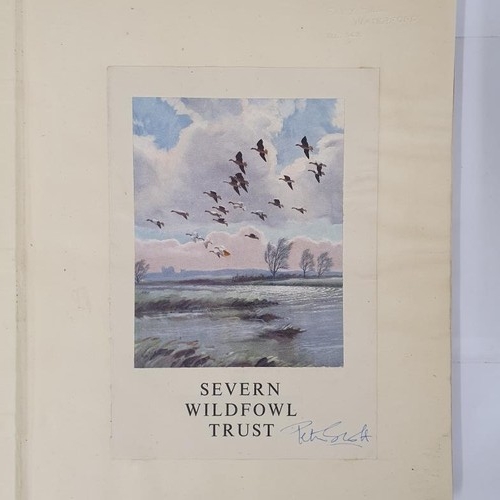 97 - Peter Scott, Morning Flight, a Book of Wildfowl, folio/quarto, 1941; with col paste down of Severn W... 