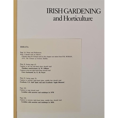 101 - Nelson, E.C. & Brady, A. (1979) Irish Gardening and Horticulture. Royal Horticultural Society of... 