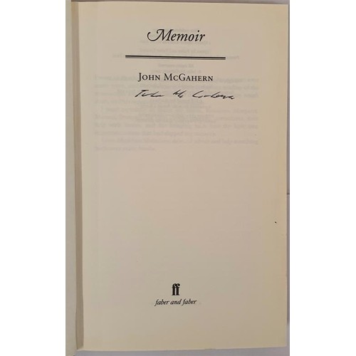 172 - McGahern, John. Memoir. 2005. 1st edit, 1st print. Signed