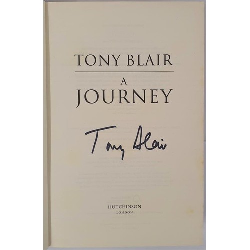 267 - Blair, Tony. A Journey. Hutchinson, London 2010. Hardcover. Book Condition: New. Dust Jacket Conditi... 