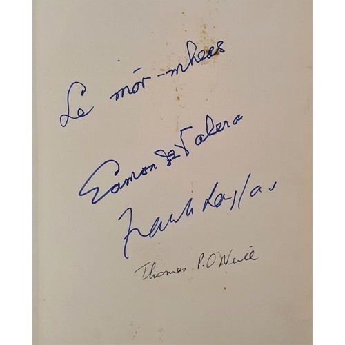 268 - Longford/O’Neill. DeValera. 1970. Signed by DeValera, O’Neill and Lord Longford. From the library of... 