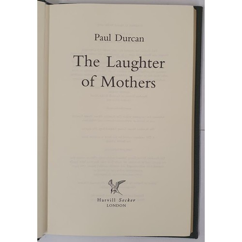 273 - Durcan, Paul. Laughter of Mothers. Harvill Secker, London, 2007. Hardcover. Slip cased. New. 1st/1st... 