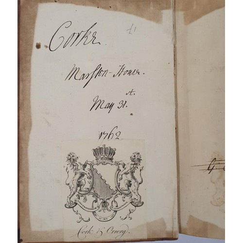 275 - Harris, William. Life of Oliver Cromwell. 1762. Cont. full calf, title in gilt on red morocco label ... 