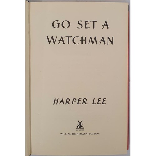 276 - Lee, Harper. Go set a Watchman. William Heinemann, London, 2015. Hardcover. Condition: New. Dust Jac... 