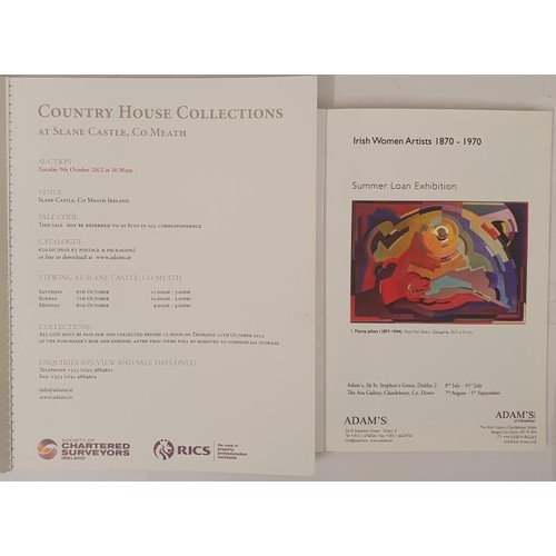 431 - Adams Loan Exhibition - Irish Women Artists 1870-1970. 2014. Illustrated and Adams Country House Col... 