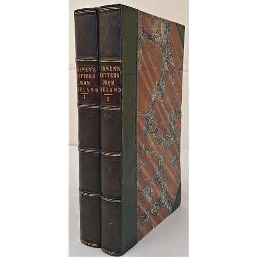 432 - Curwen, J.C. Curwen’s Letters from Ireland. 1818. London. Original half calf on marbled boards. Mari... 