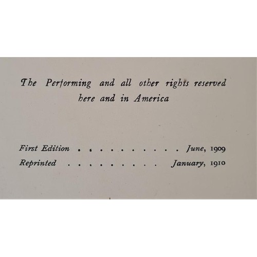 450 - Seven Short Plays by Lady Gregory Published by Maunsel, Dublin, 1910. Paper covered boards with clot... 