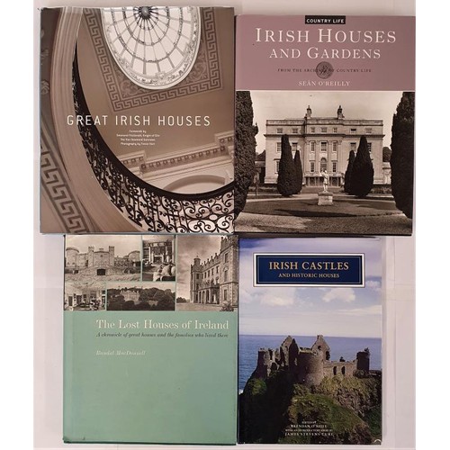 644 - Irish Interest: Great Irish Houses, forewords by Knight of Glin/Hon Desmond Guinness; Irish Houses a... 