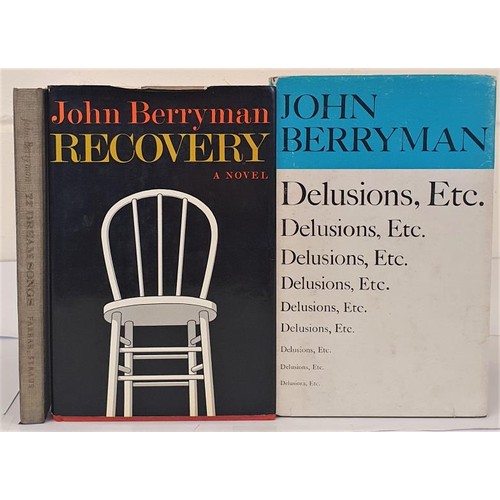 646 - John Berryman Interest: 77 Dream Songs with; written notations on some pages; Delusions, Etc. 1st Ed... 