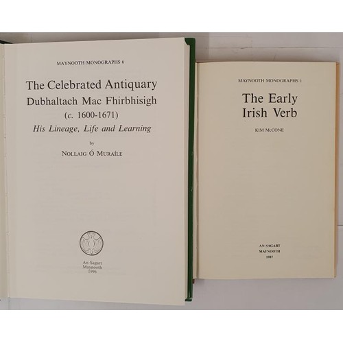 37 - Maynooth Monographs. The Celebrated Antiquary Dubhaltach MacFhirbhisigh 1600-1671 by Nollaig O&rsquo... 