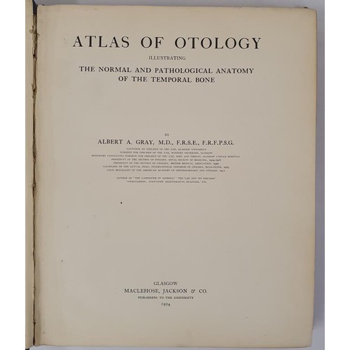 58 - Atlas of Otology : illustrating the normal and pathological anatomy of the temporal bone by Gray, Al... 