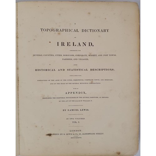 59 - A topographical dictionary of Ireland : comprising the several counties, cities, boroughs, corporate... 