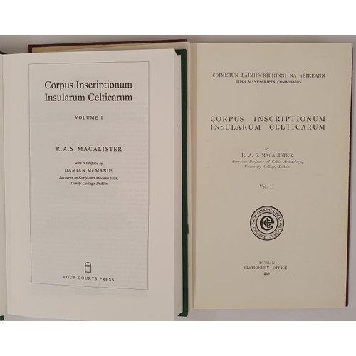 65 - Corpus Inscriptionum Insularum Celticarum: Vol 1 the Ogham Inscriptions of Ireland and Britain (Celt... 