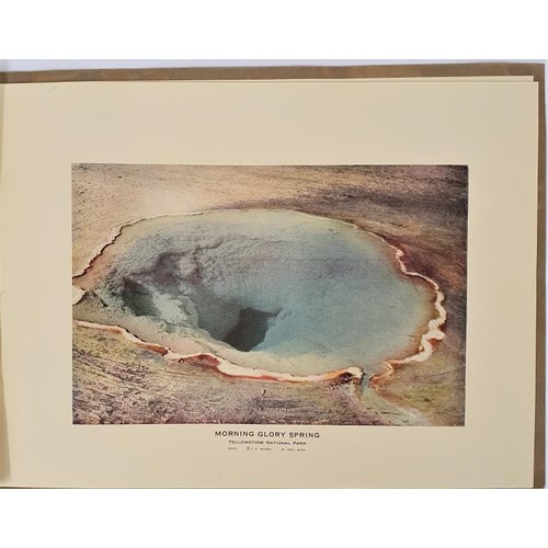 81 - Masterpieces of Yellowstone National Park. Collection of Colour plates reproducing hand painted Hayn... 