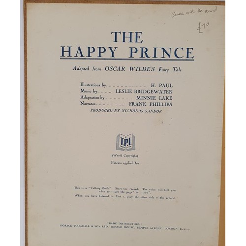 91 - The Happy Prince. A Talking Book. Adapted from Oscar Wilde s Fairy Tal. Colour Pictures with Gramoph... 