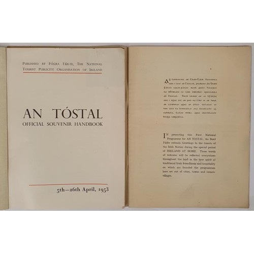 94 - Brochure/Catalogue of An Tostal - Ireland at Home 5-26 April 1953. Illustrated edition and An Tostal... 