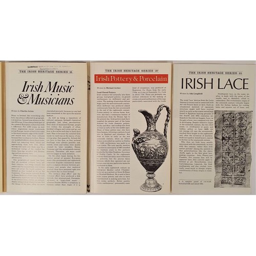 103 - Charles Acton. Irish Music & Musicians. 1978 and Michael Archer. Irish Pottery & Porcelain 1... 