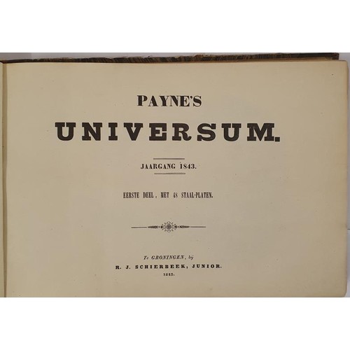 110 - Payne's Universum with 48 steel plates. 1843