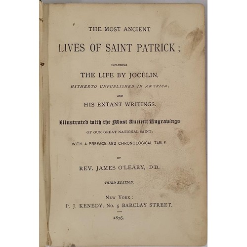 112 - The Most Ancient Lives of Saint Patrick; Including the Life By Jocelin, Hitherto Unpublished in Amer... 