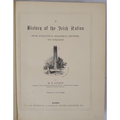 118 - A History of the Irish Nation, Social, Ecclesiastical, Biographical, Industrial, and Antiquarian Cus... 