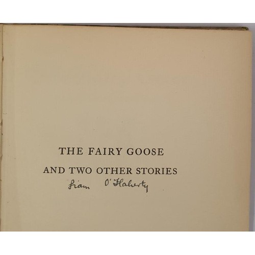 123 - The Fairy Goose and Two Other Stories by Liam O'Flaherty SIGNED, 1927