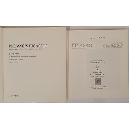 173 - D. Gilrudy. Picasso Chez Picasso. 1991. Quarto. Illustrated in colour and Picasso's Picasso -An exhi... 