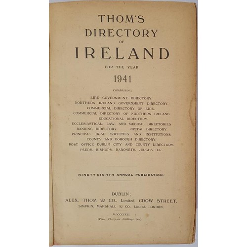 181 - Thoms Directory Ireland 1941