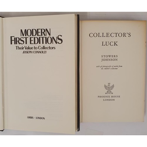 211 - Joseph Connolly. Modern First Editions - Their Value to Collectors 1984 and S. Johnson. Collector's ... 