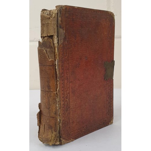 222 - Manuscript Receipe Book c 1860's. In excess of 130 pages of hand written receipes, at the rear an in... 