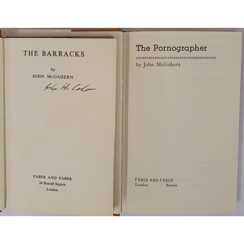 228 - John McGahern: The Barracks John McGahern Published by Faber & Faber, London, 1963 SIGNED: The P... 