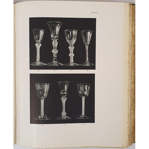 257 - Old English drinking glasses; their chronology and sequence FRANCIS, Grant Richardson. Published by ... 